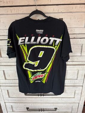 Hendrick Motorsports Black Racing Logo Tee - Large